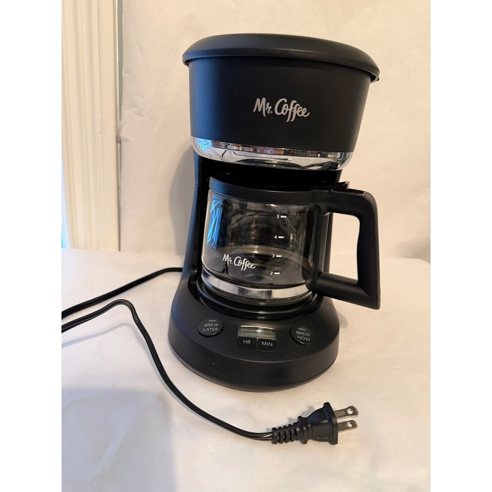 Mr. Coffee 5 Cup Programmable Coffee Maker Black BVMC-PC05BL2-NP-001